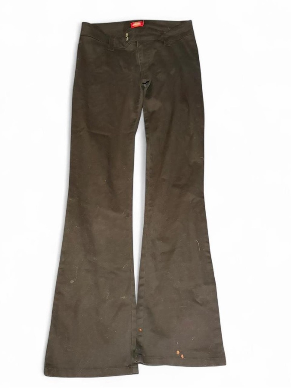 VNTG Y2K Dickies Black Low Rise Flare Pants Size 5